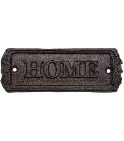 Amazon.com: Cast Iron Bullshit Corner Rustic Sign, 5 1/4